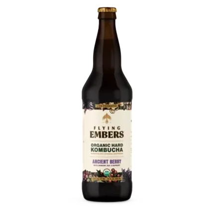 Flying Embers Ancient Berry Hard Kombucha (22 OZ BTL)