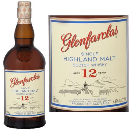 Glenfarclas 12 Year Old Highland Single Malt Scotch 750Ml