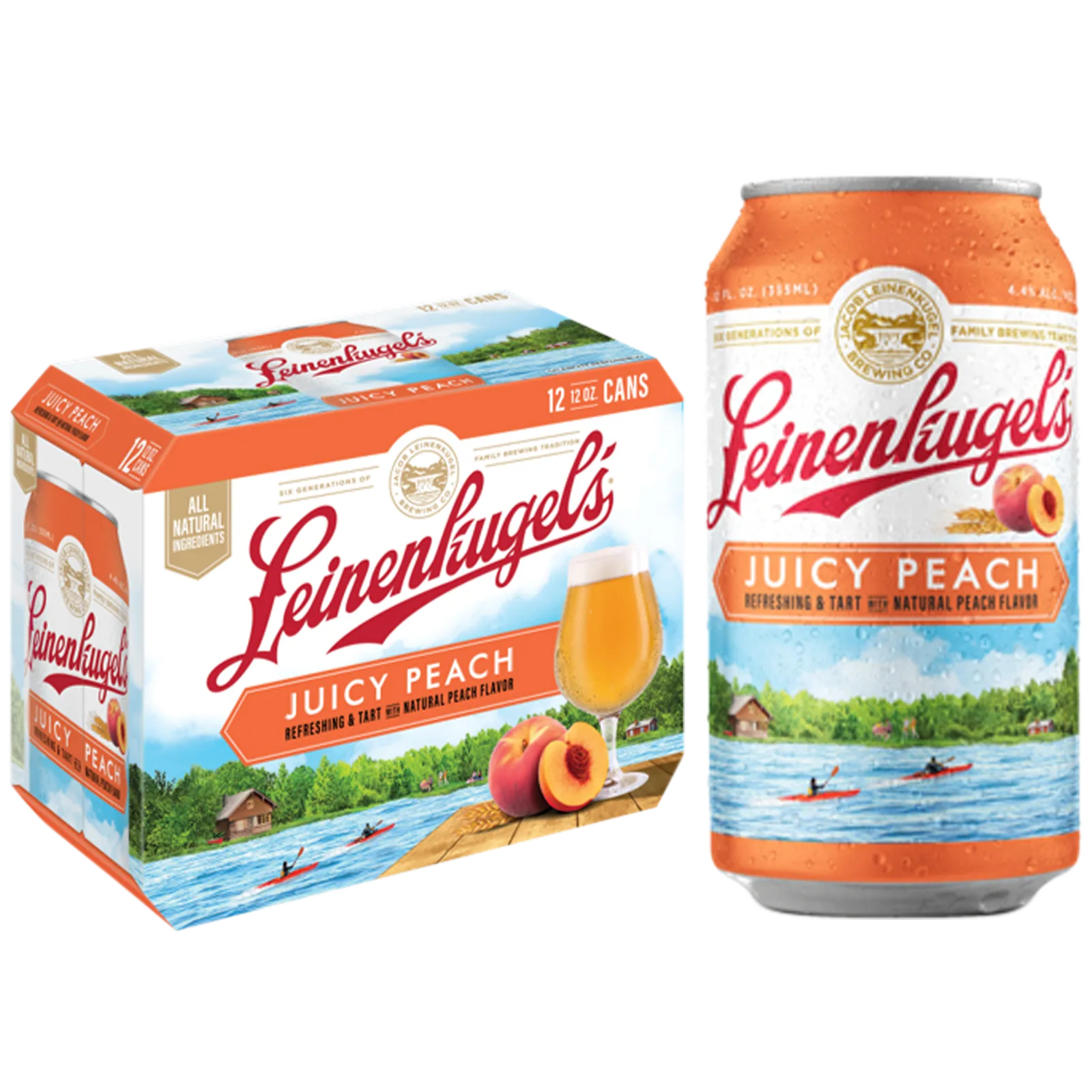 Leinenkugel's Juicy Peach 12pk Can 4.4% ABV