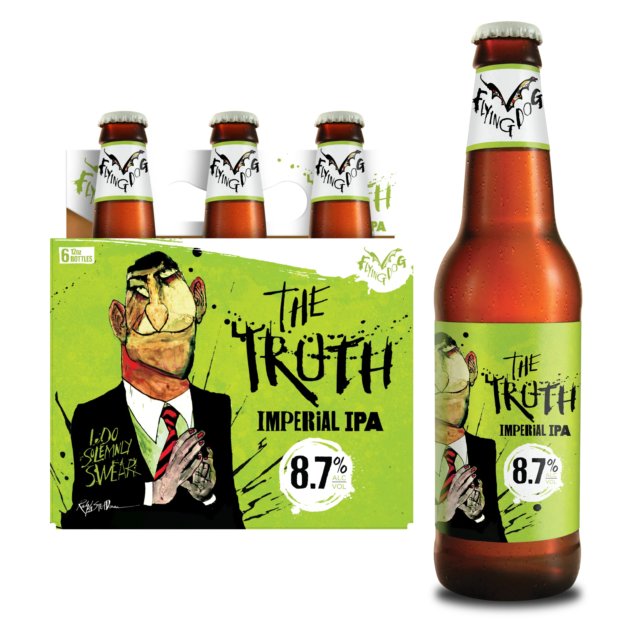 Flying Dog Brewery The Truth Imperial IPA 6pk Btl 12% ABV
