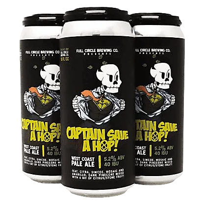 Full Circle Brewing Captain Save A Hop! West Coast Pale 4pk 16oz Can