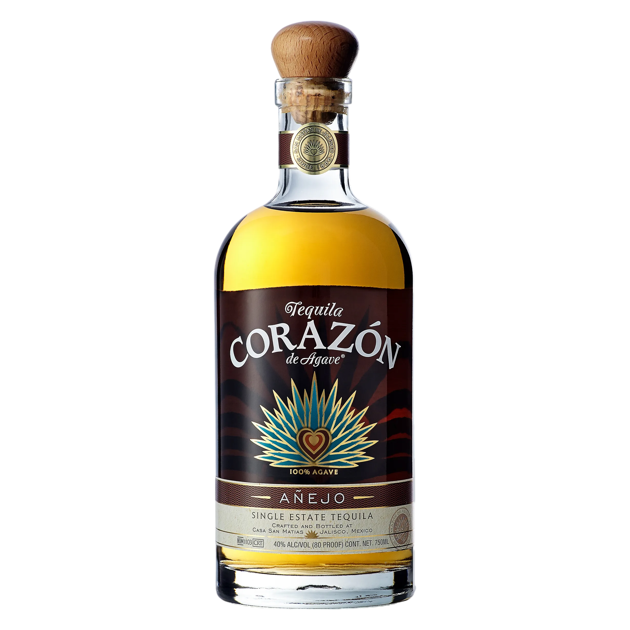 Corazon Anejo Tequila 80 proof