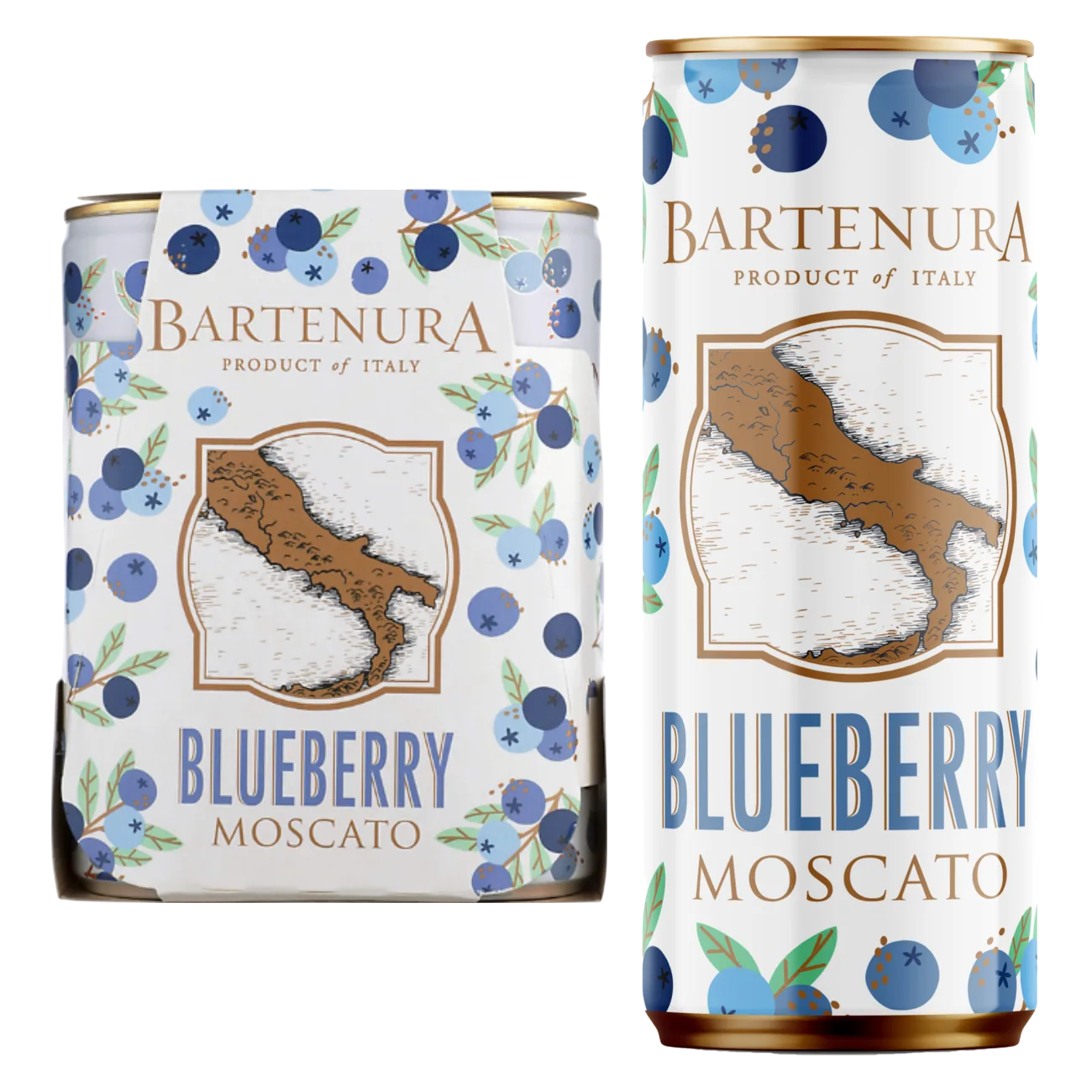 Bartenura Blueberry Moscato 4pk 250ml Can