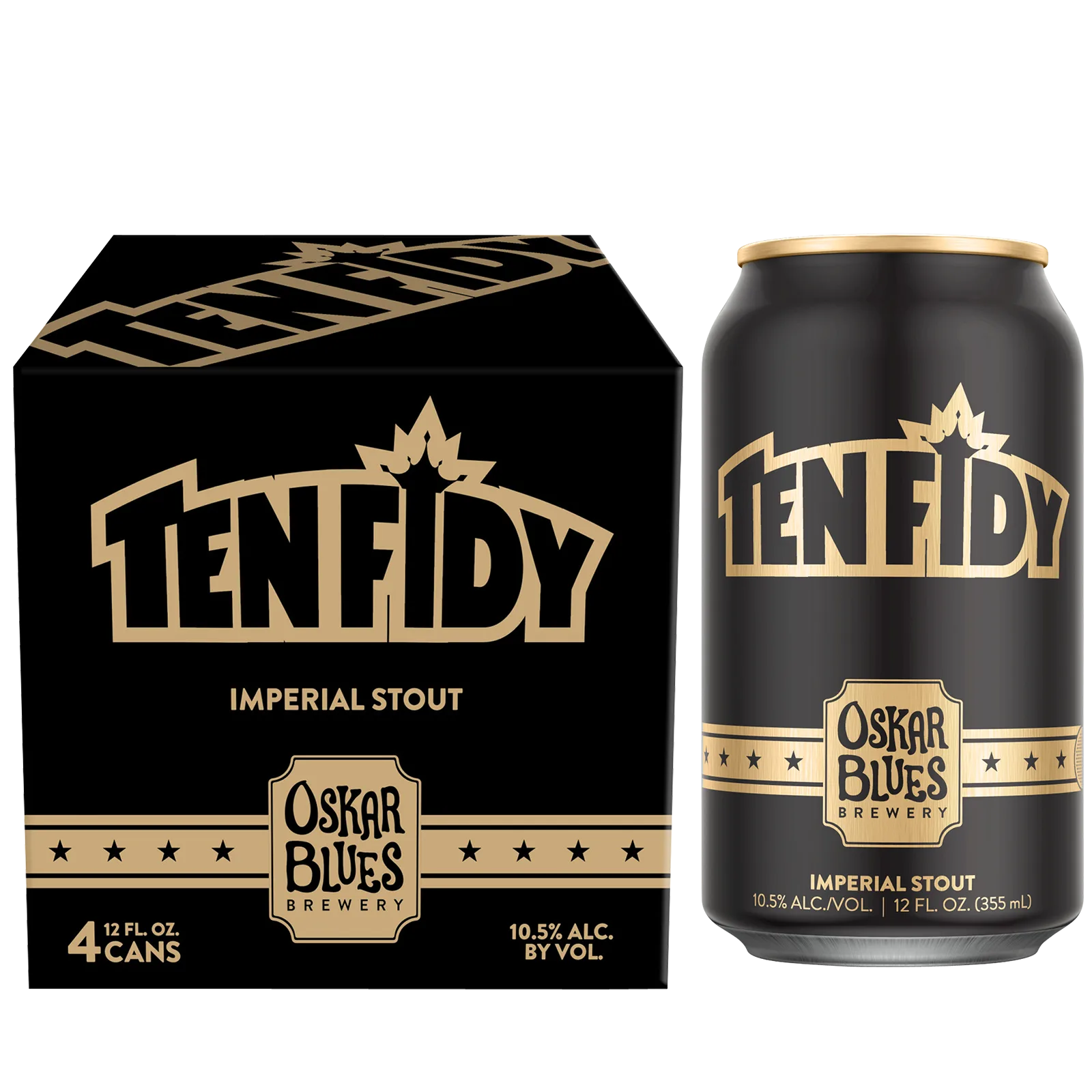 Oskar Blues Ten Fidy Imperial Stout 4pk Can
