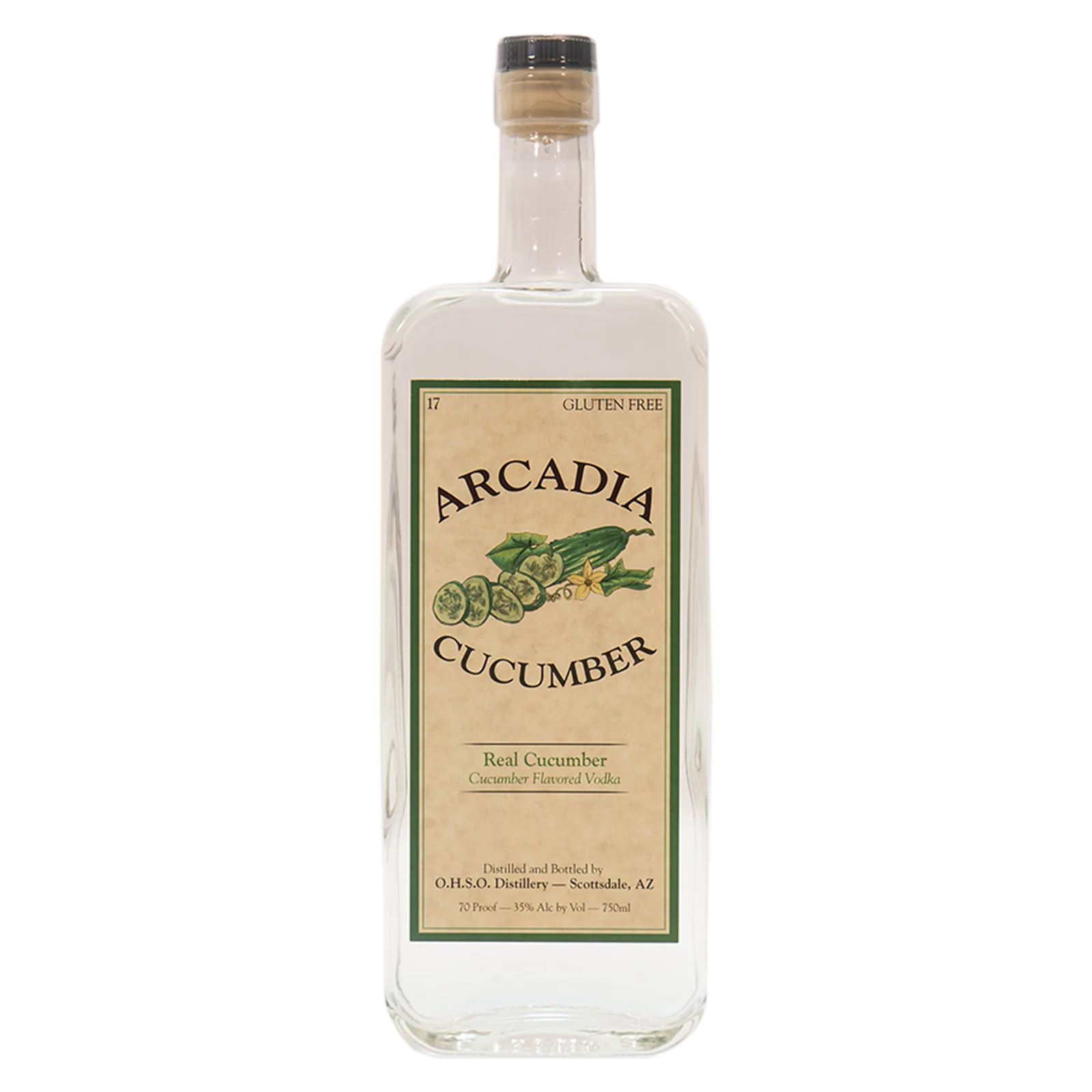 Arcadia Cucumber Vodka (70 Proof