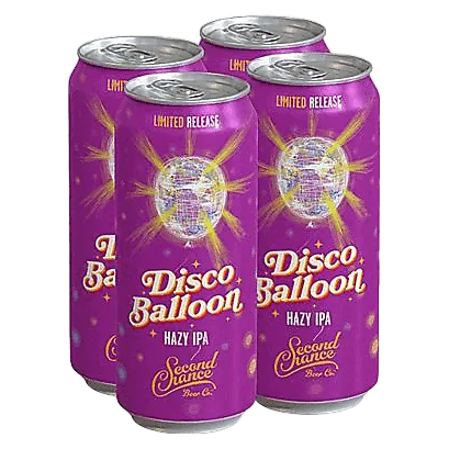 Second Chance Rotating Hazy IPA - Disco Balloon 4pk 16oz Can