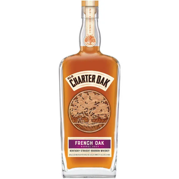 Old Charter Oak French Oak Kentucky Straight Bourbon Whiskey 750Ml