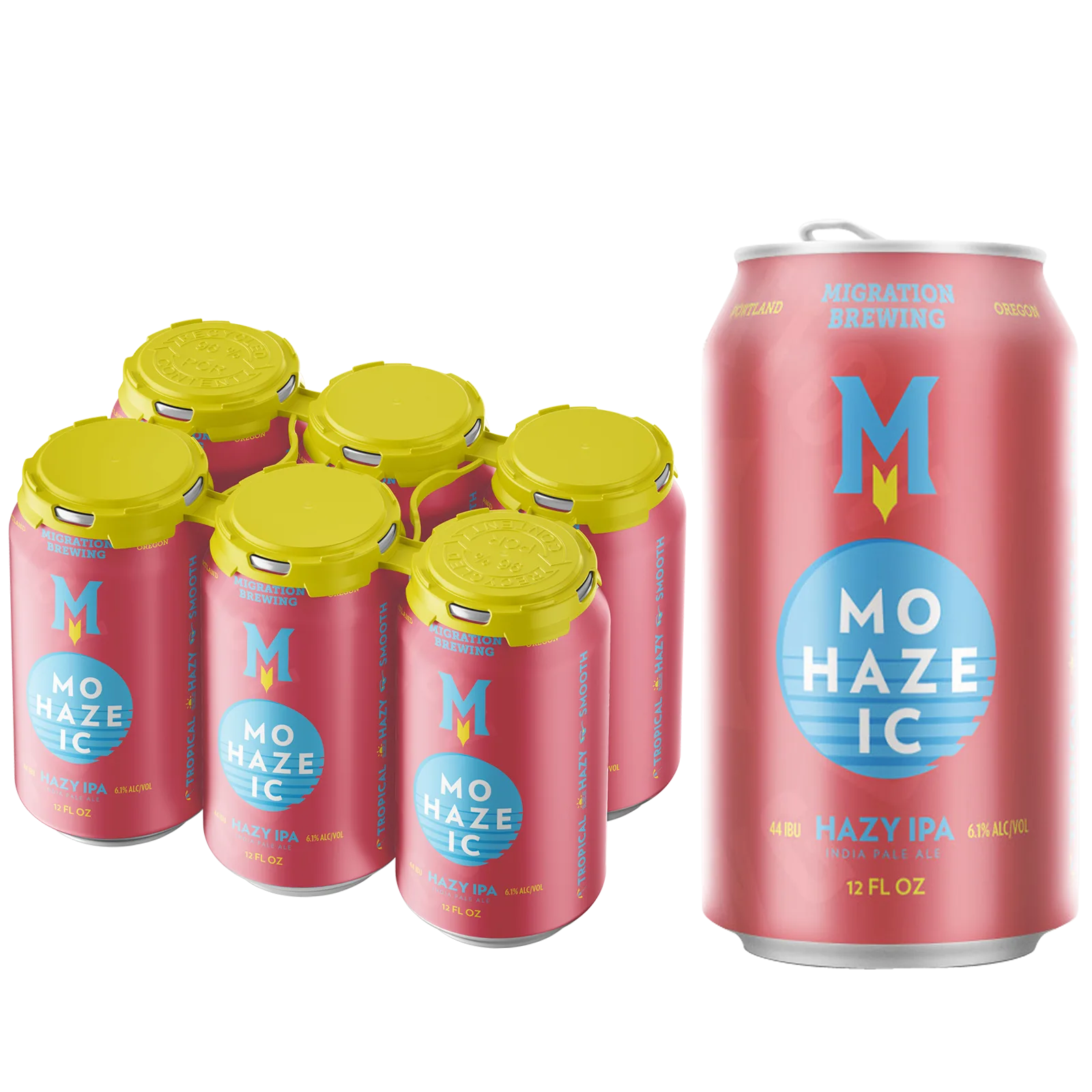 Migration Brewing Mohazeic IPA 6pk Can. 6.1% ABV