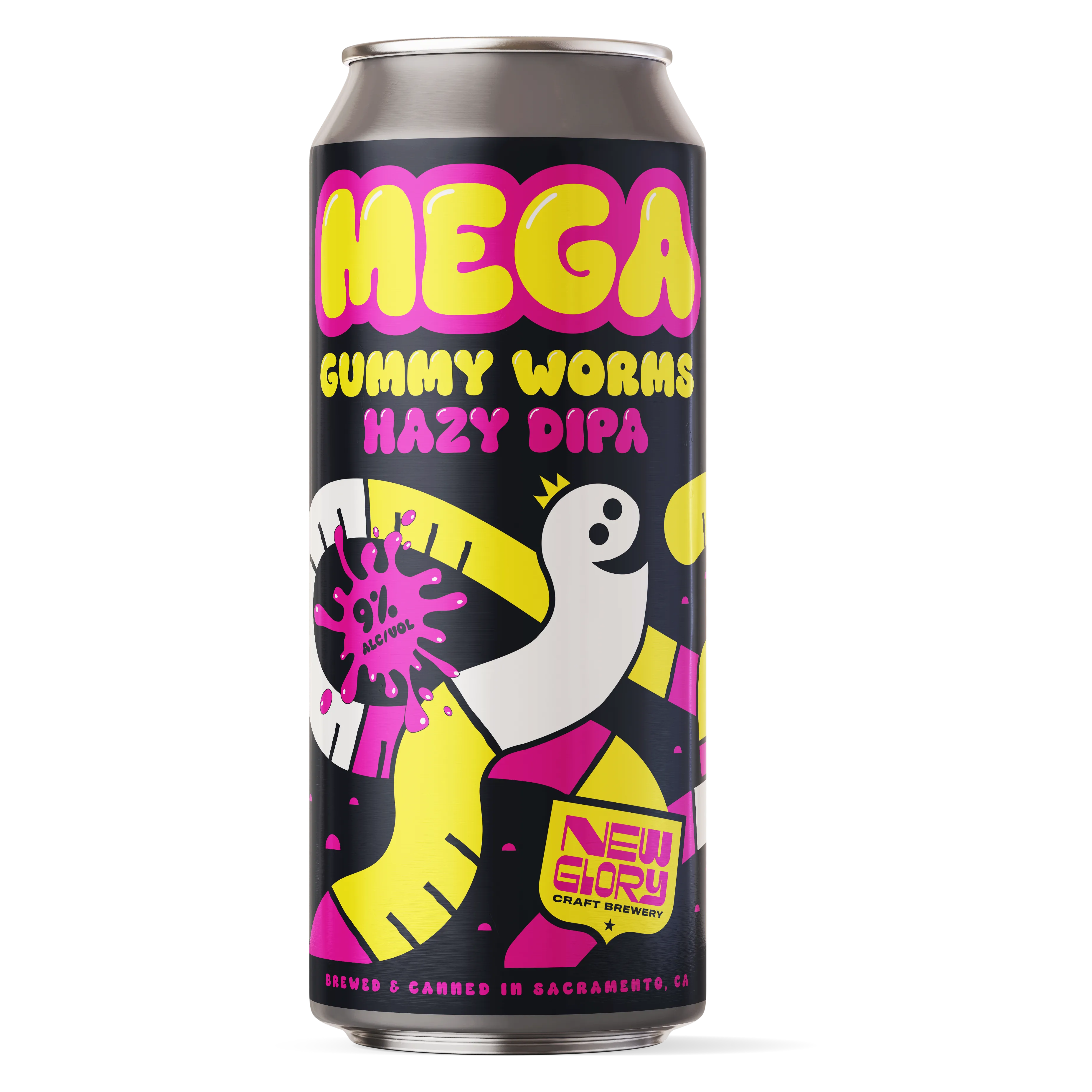 NEW GLORY MEGA GUMMY WORM 4PKC