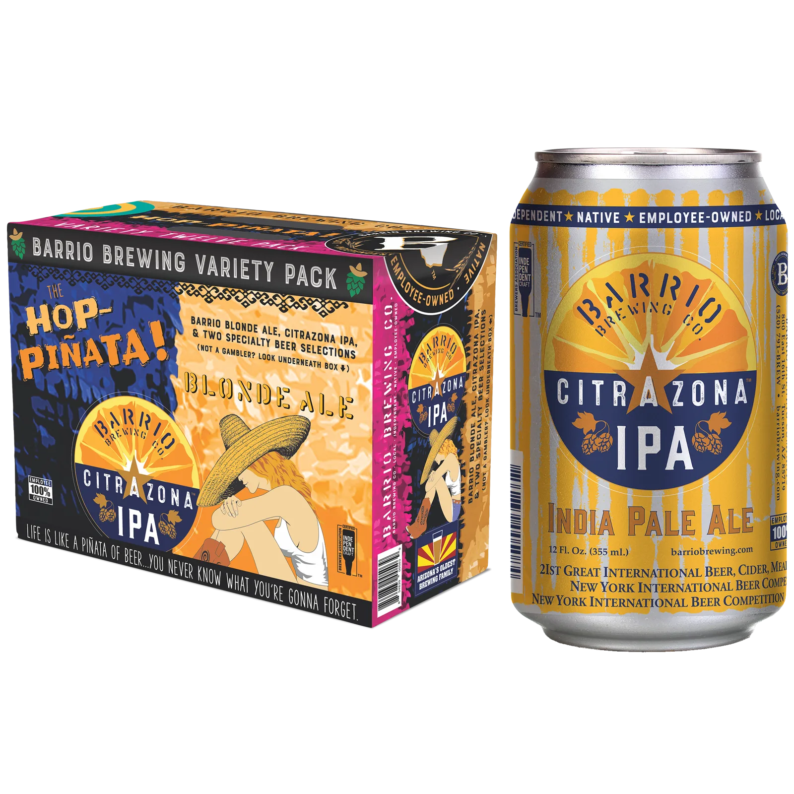 Barrio Ale Variety Pack 12pk Can 6.5% ABV