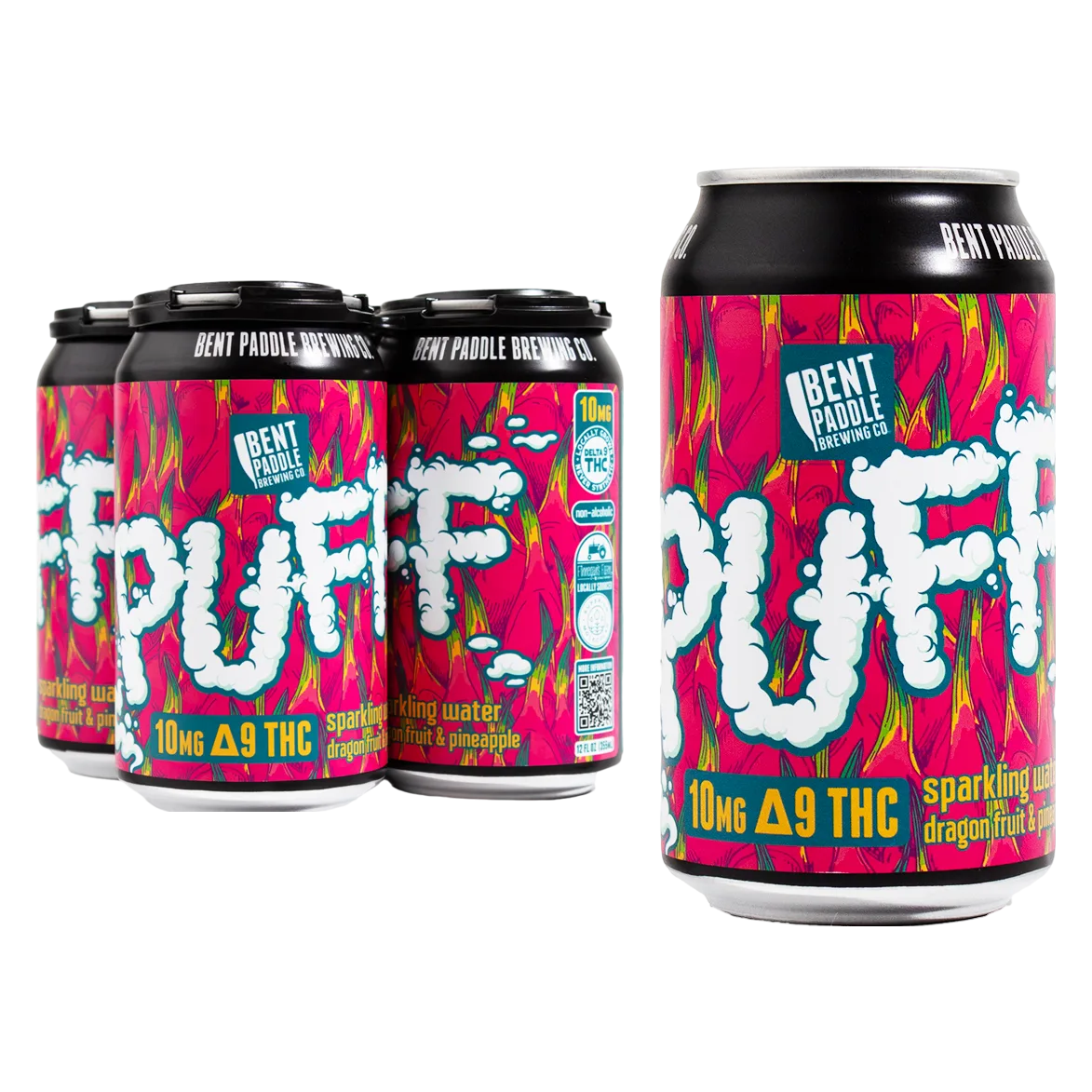 Canna Puff 10mg THC Drink 4pk Can