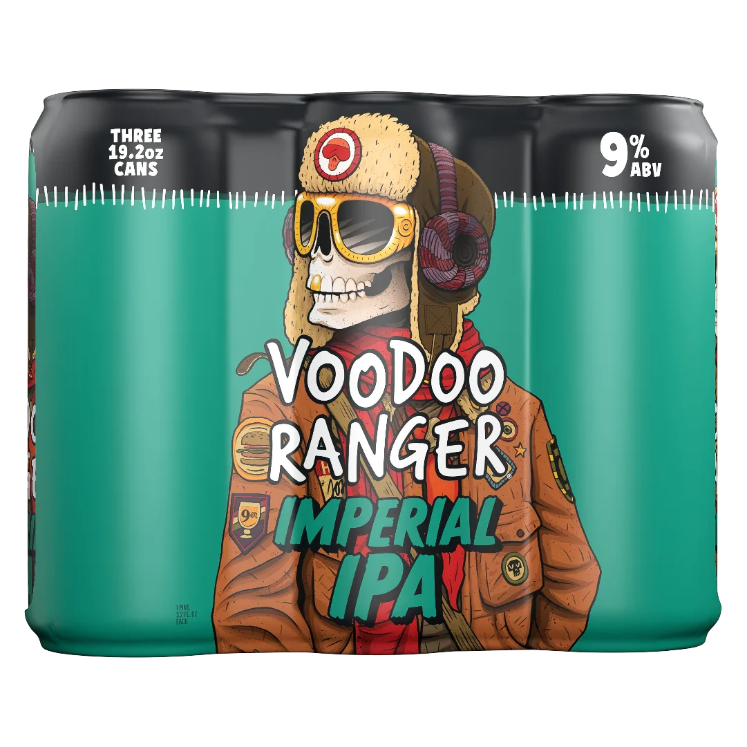 New Belgium Voodoo Ranger Imperial IPA 3pk 19.2 oz Cans