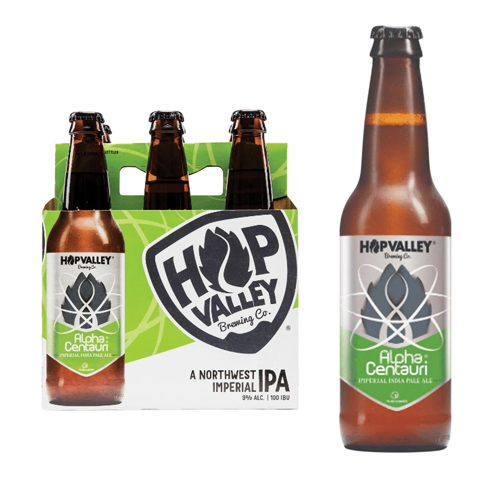 Hop Valley Alpha Centauri Imperial IPA 6pk Btl 9.0% ABV