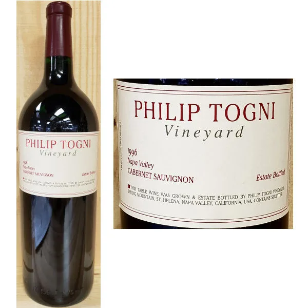 Philip Togni Estate Napa Cabernet 1996