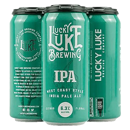 Lucky Luke Brewing IPA 4pk 16oz Can