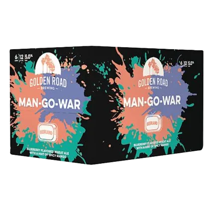 Golden Road Beerland 2 Man-Go-War Blueberry Wheat Ale (6PKC