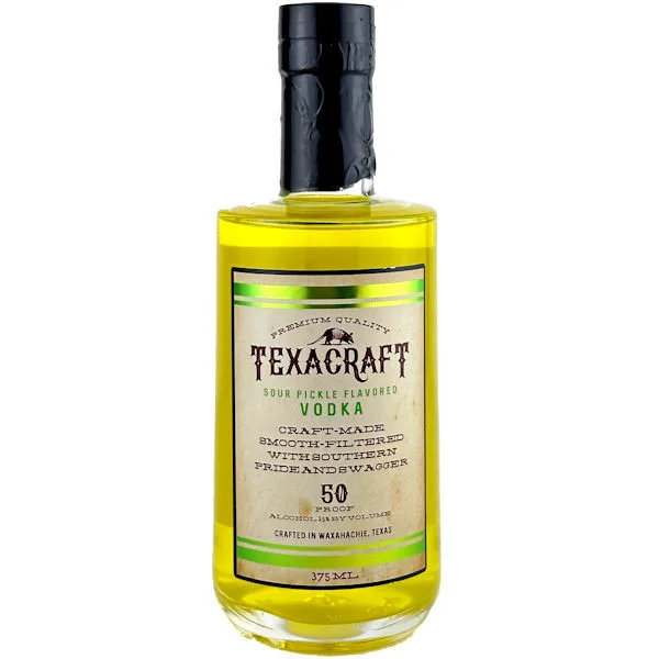 Texacraft Sour Pickle Vodka 375Ml