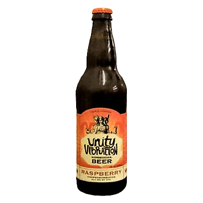 Unity Vibrations Raspberry Kombucha Beer (22 OZ BTL)