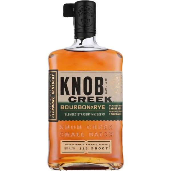 Knob Creek Bourbon X Rye Blended Straight Whiskeys 750Ml