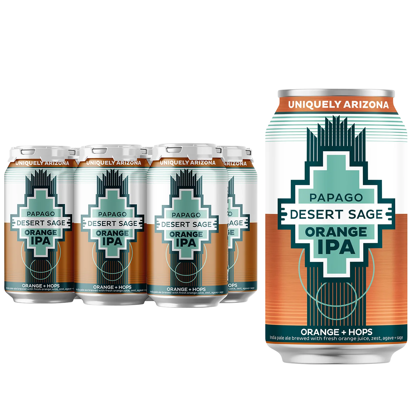 Huss Brewery Co. Papago Desert Sage Orange IPA 6pk Can 6.5% ABV