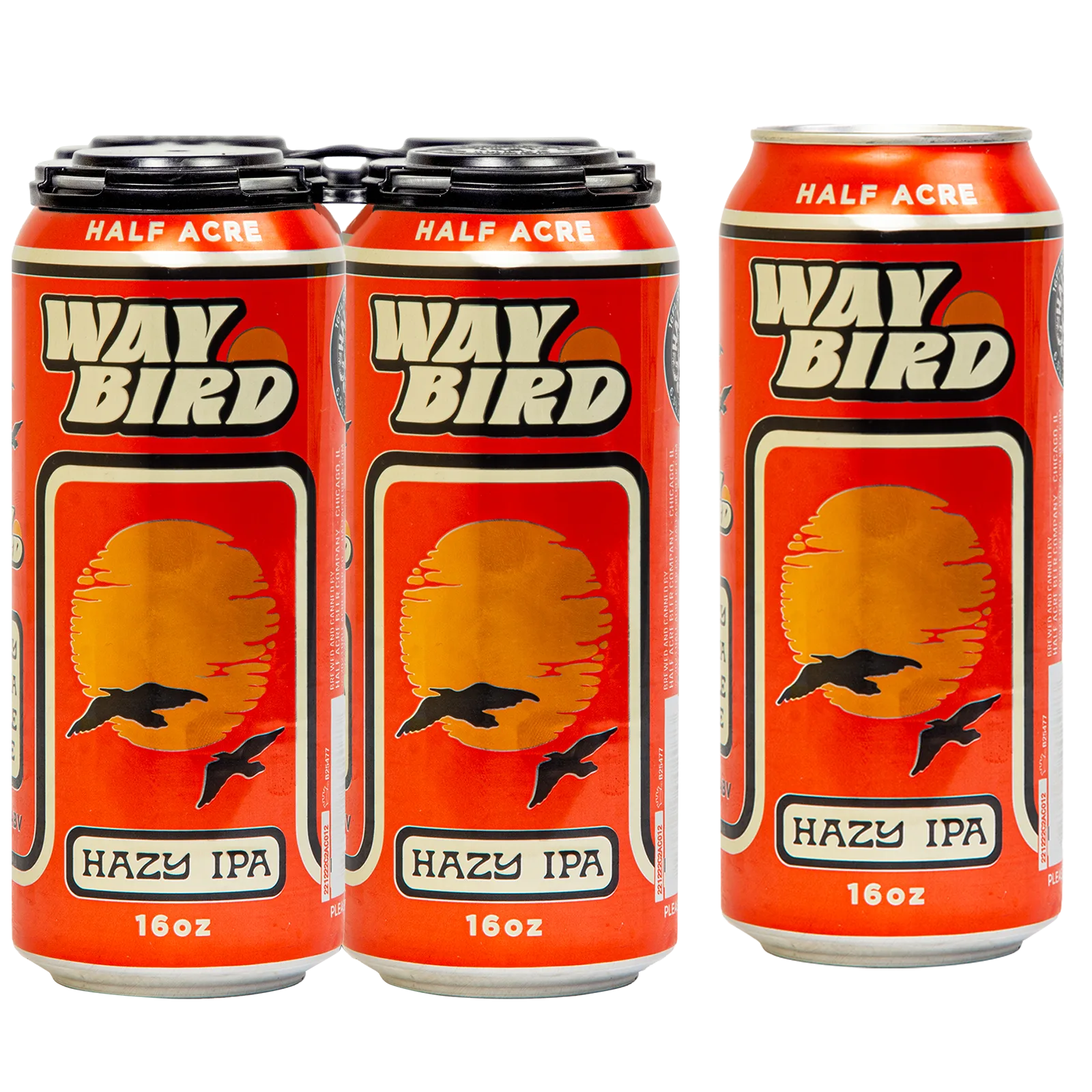 Half Acre Way Bird Hazy IPA 4pk 16oz Can 6.5% ABV