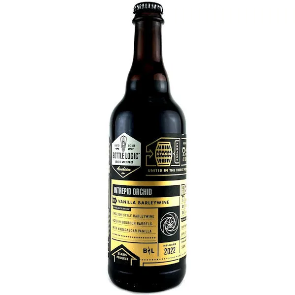 Bottle Logic Intrepid Orchid Bourbon Barrel Aged Vanilla Barleywine 2022 500Ml