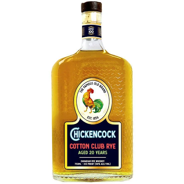 Chicken Cock 20 Year Old Cotton Club Canadian Rye Whiskey 750Ml