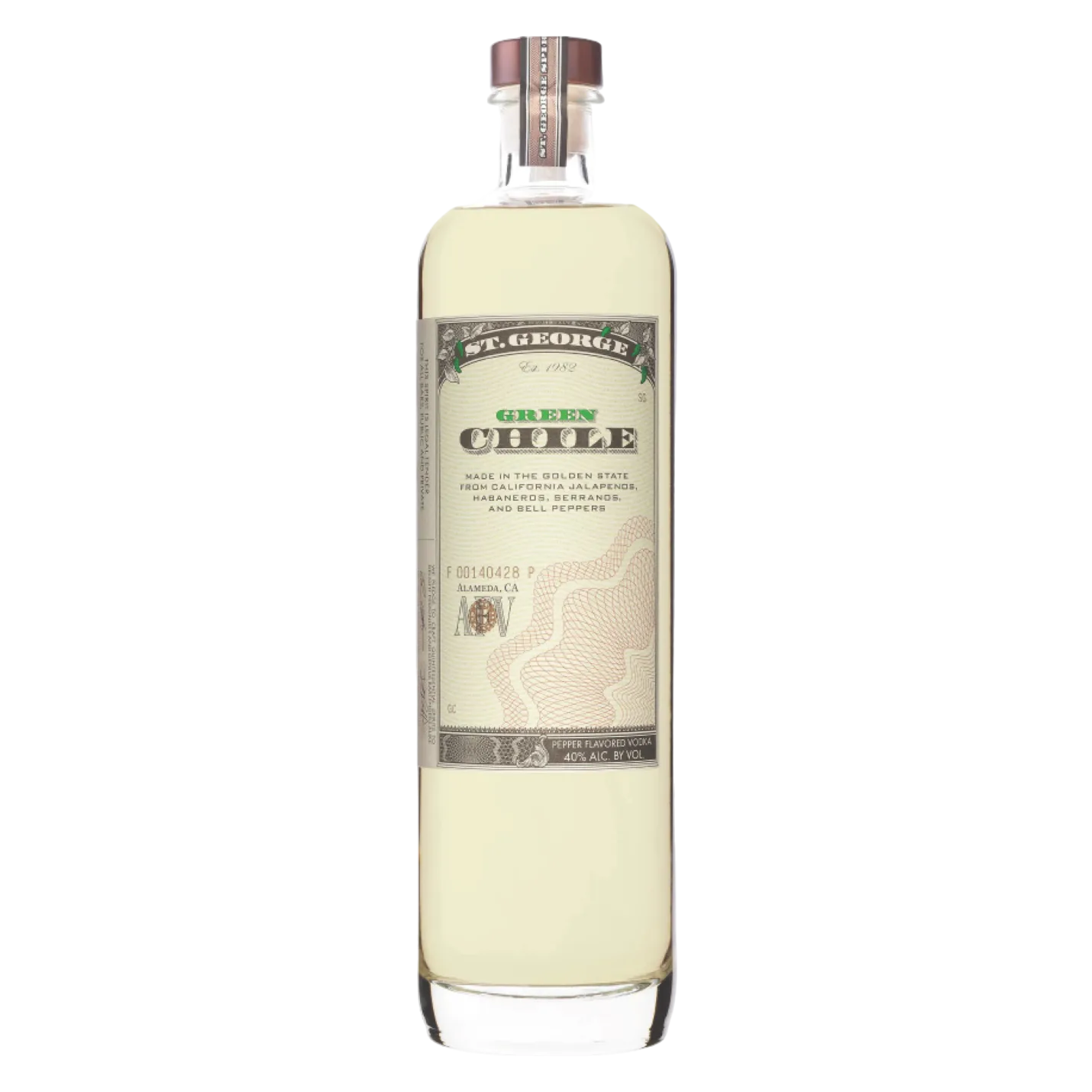 St. George Green Chile Vodka750ml