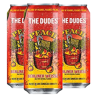 The Dude's Juicebox Peach Berliner Weisse 4pk 16oz Can