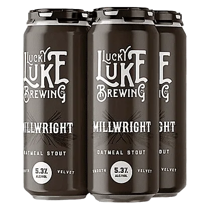 Lucky Luke Brewing Millwright Oatmeal Stout 4pk 16oz Can