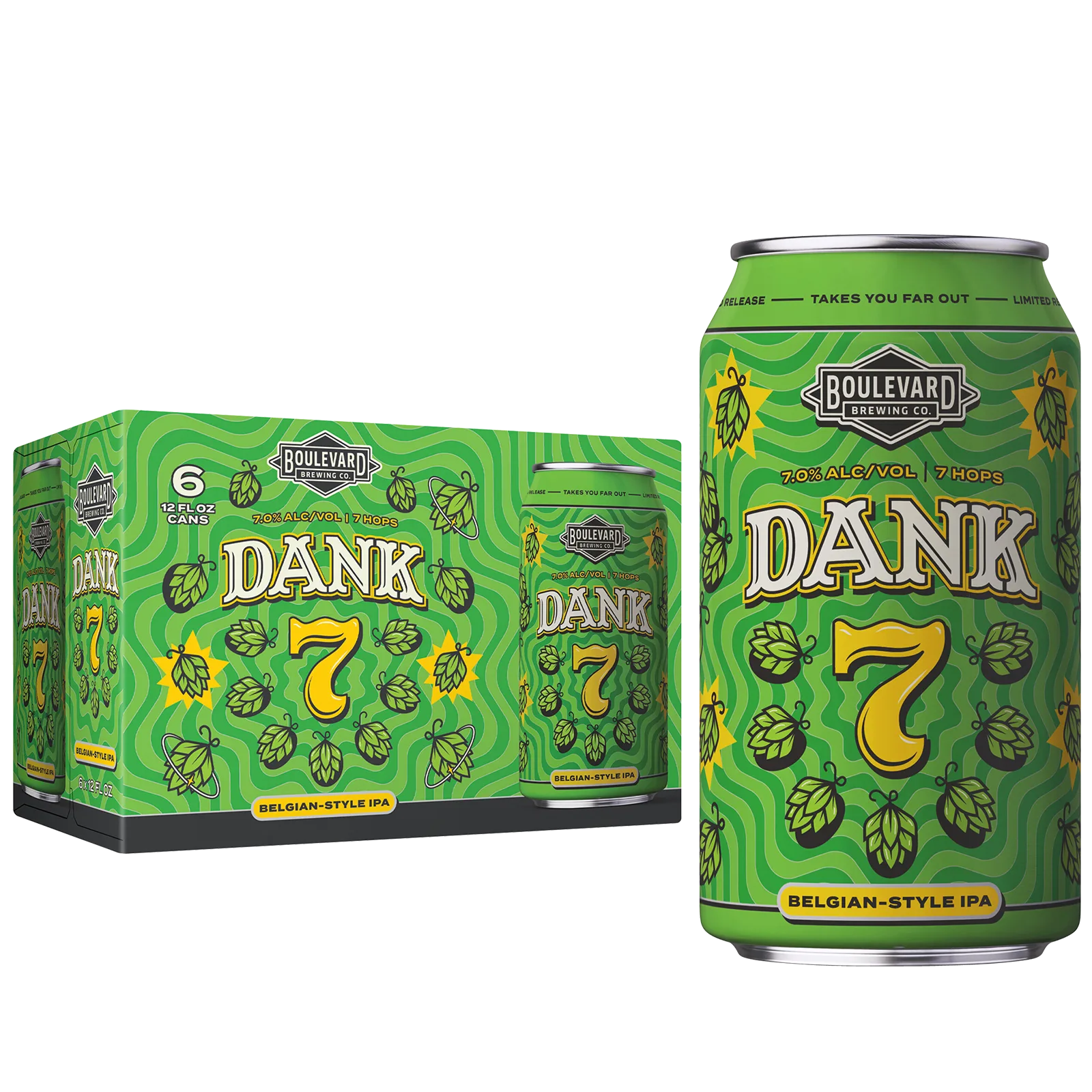 Boulevard Brewing Co Dank 7 Belgian-Style IPA 6pk Can 7% ABV