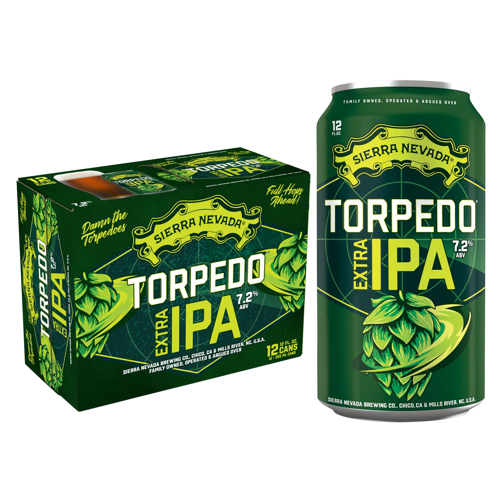 Sierra Nevada Torpedo Extra IPA 12pk Can 7.2% ABV