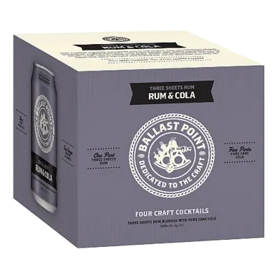 THREE SHEETS RUM & COLA (4PK 355 ML