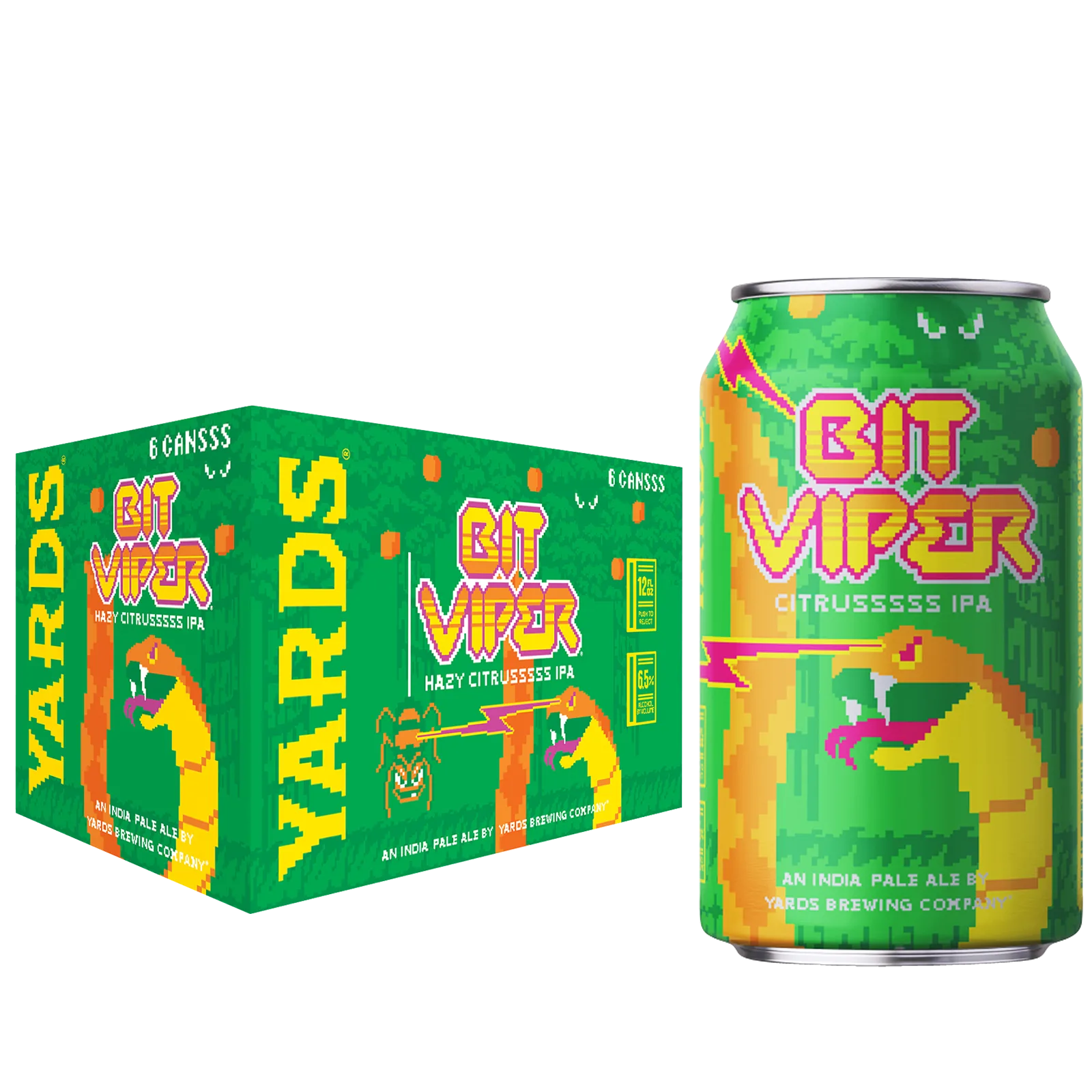 Yards Brewing Bit Viper Citrussssy IPA 6pk Can 6.5% ABV