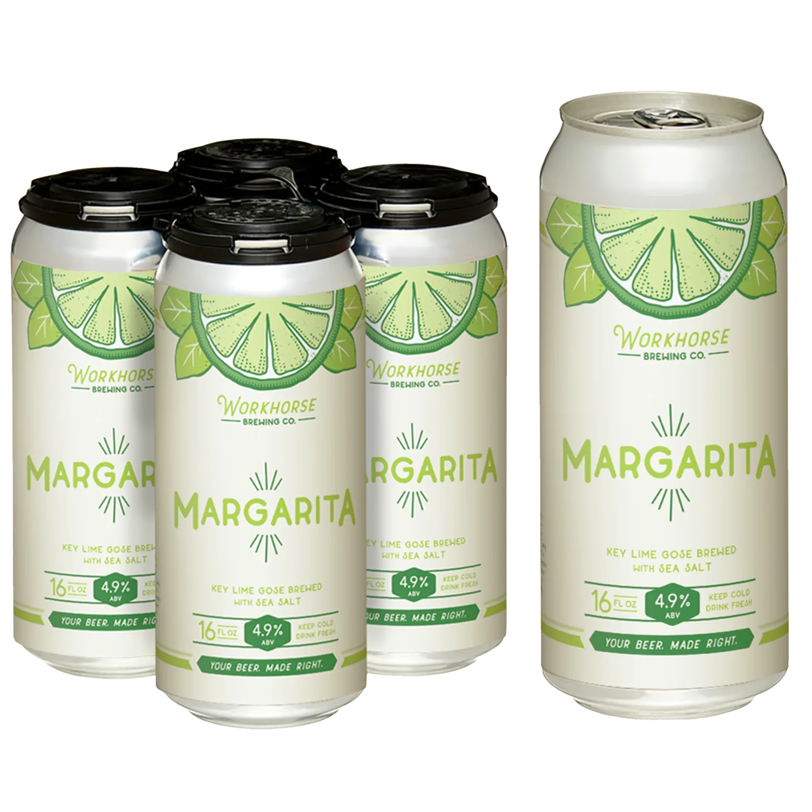Workhorse Margarita 4pk 16oz Can 4.9% ABV