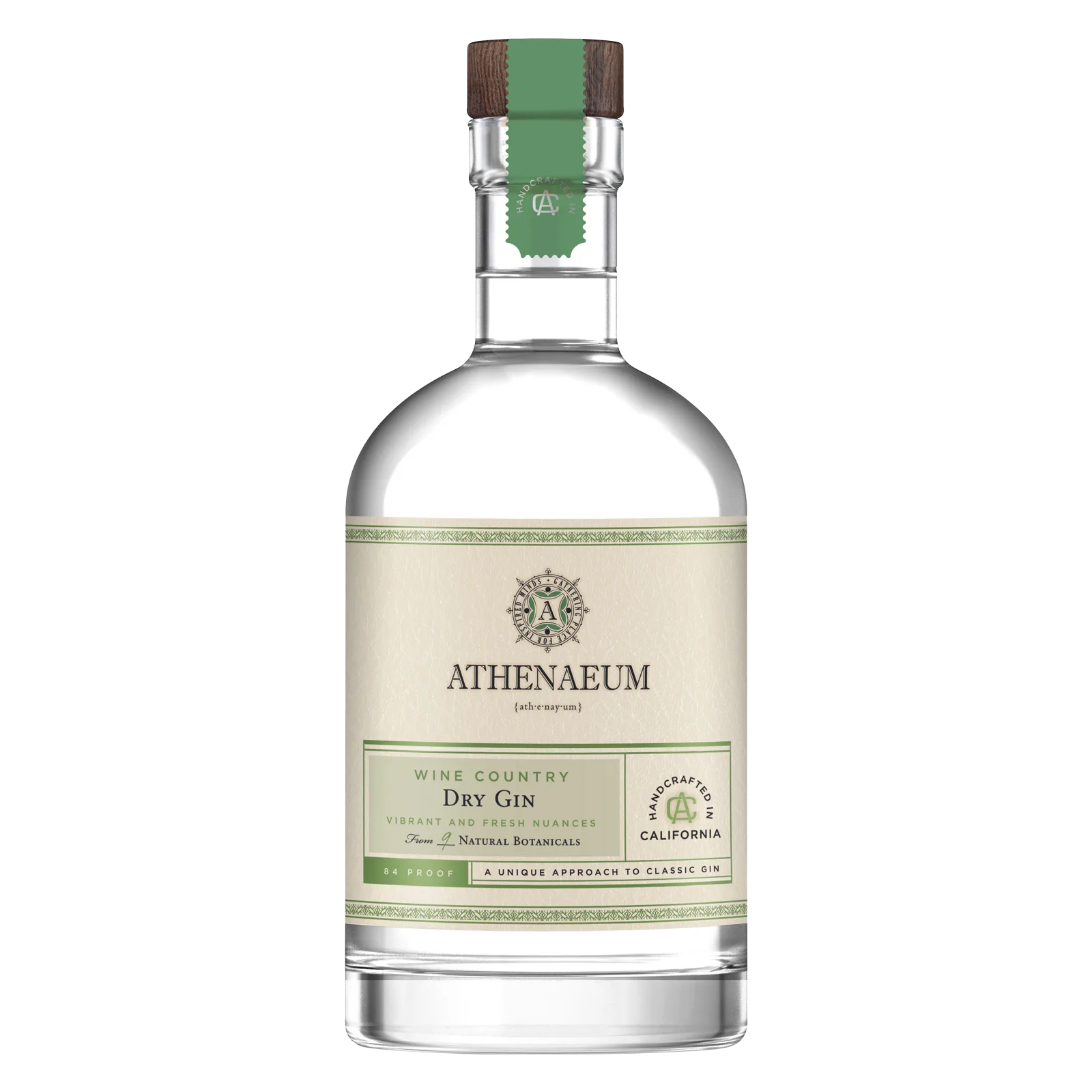 Athenaeum Dry Gin (84 Proof