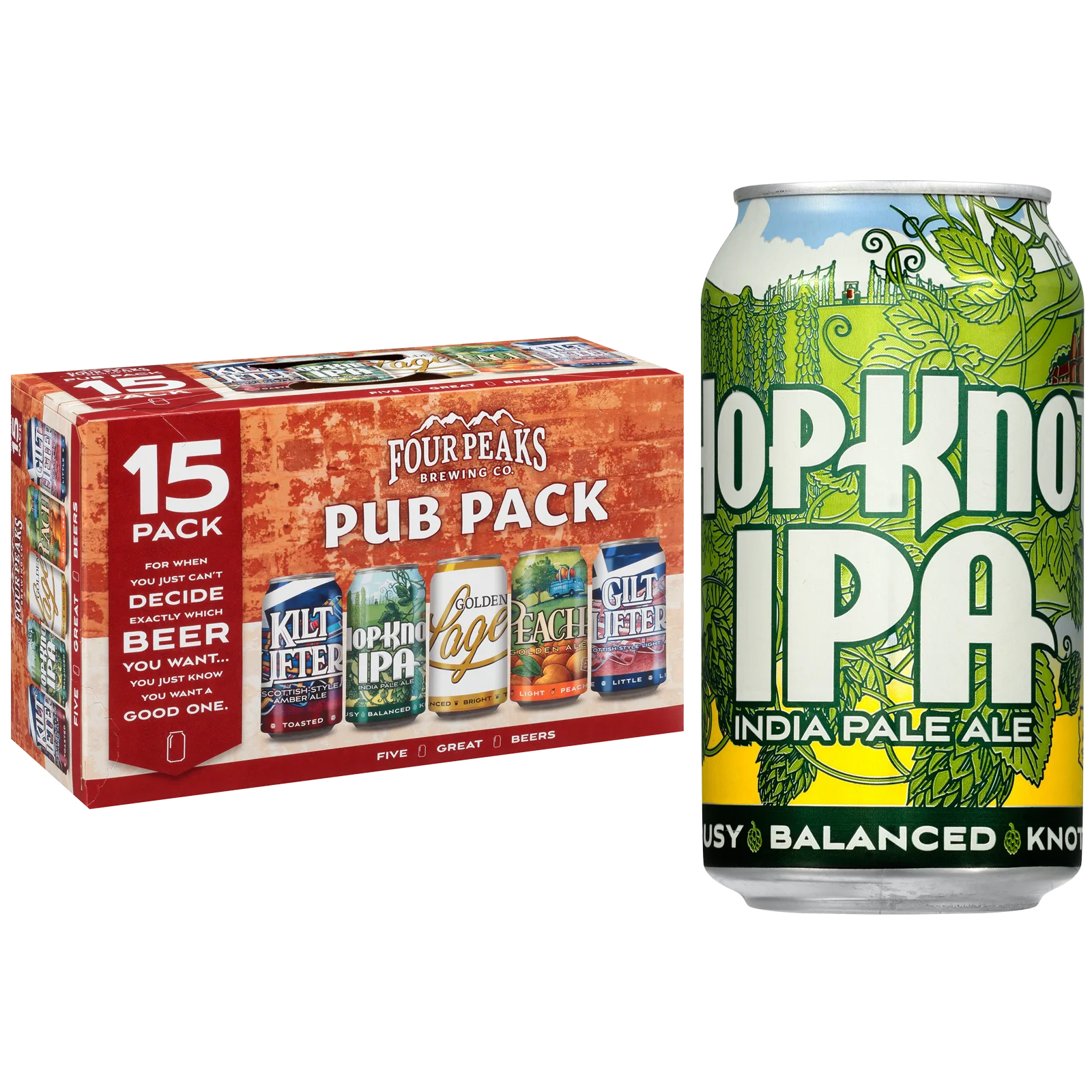 Four Peaks Brewing Pub Pack 15pk Can