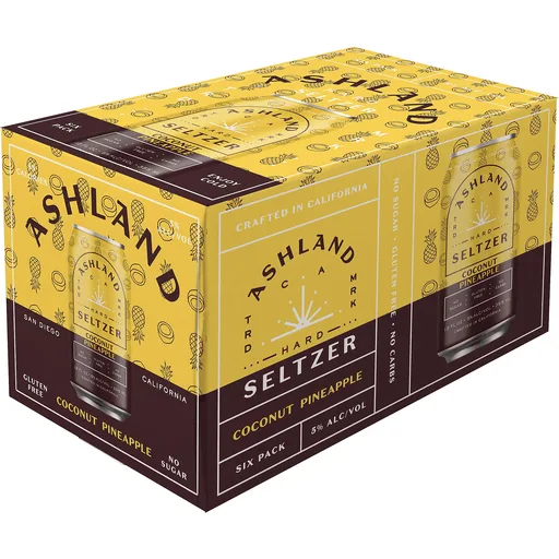 Ashland Hard Seltzer Coconut Pineapple (6PKC 12 OZ)