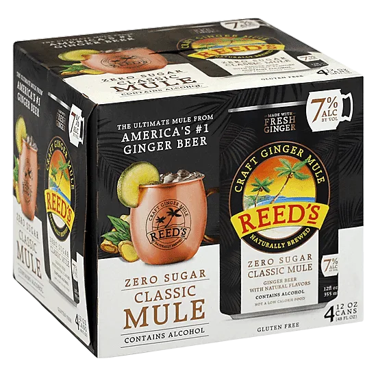 Reed's Classic Mule Zero Sugar 4pk Can