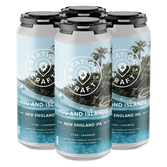 Station Craft Brewery You And Islands New England Hazy IPA (4PKC