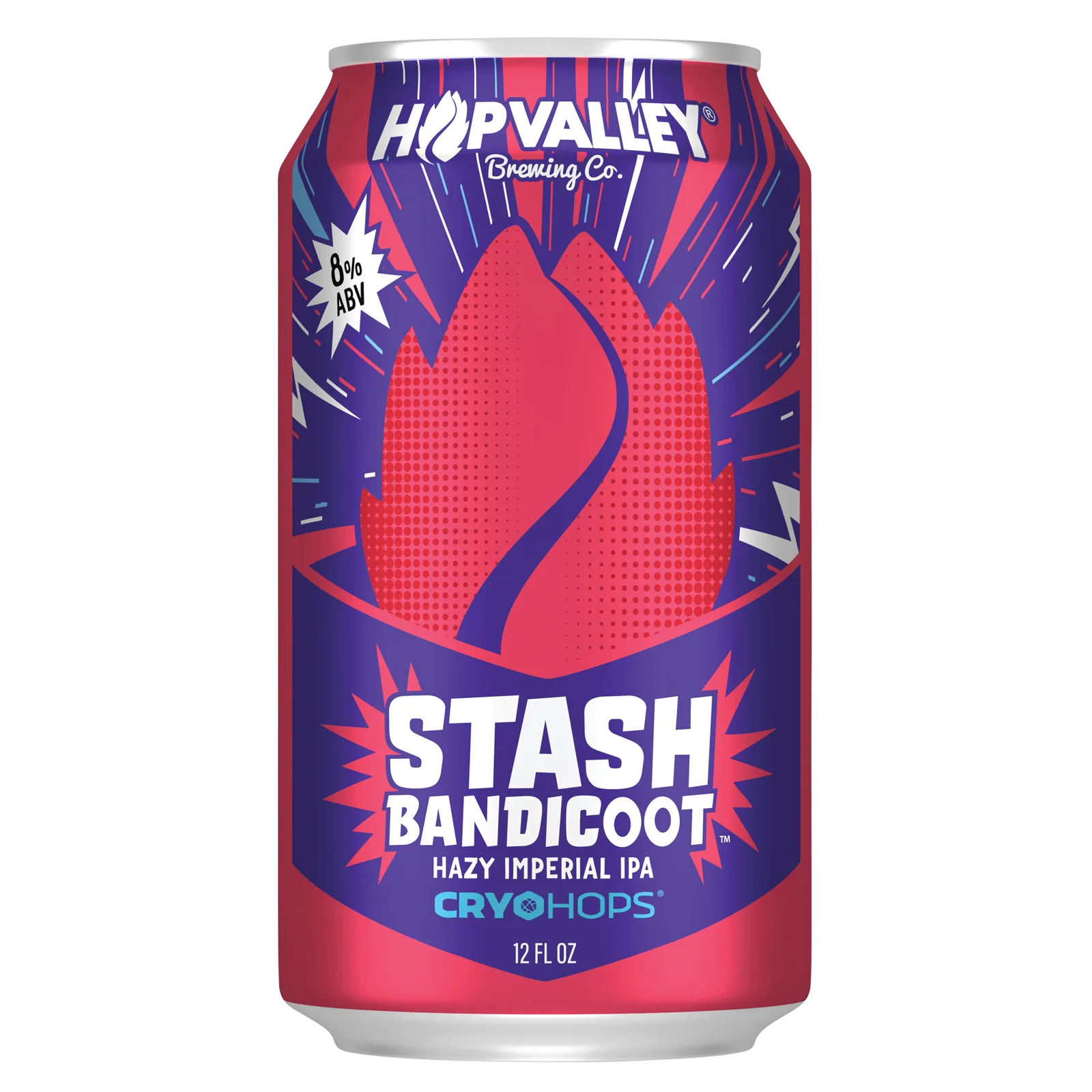 Hop Valley Stash Bandicoot Single Can 8% ABV