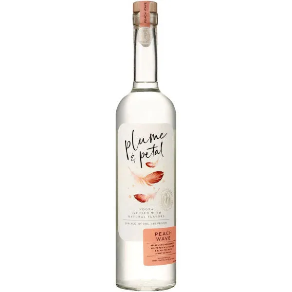 Plume And Petal Peach Wave Vodka 750Ml