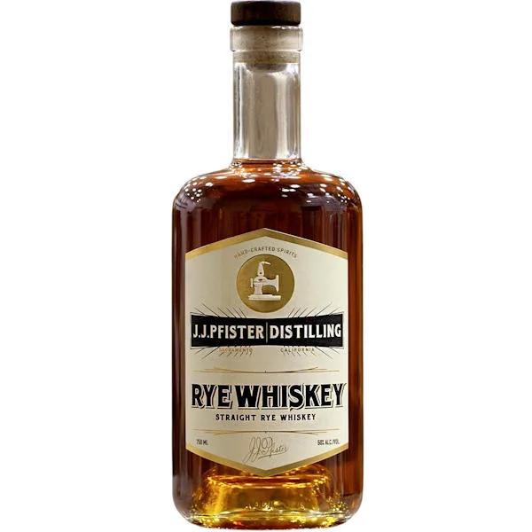 Jj Pfister Rye Whiskey Straight Rye Whiskey 750Ml