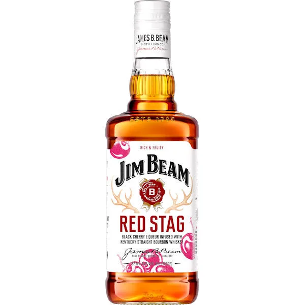 Jim Beam Red Stag Black Cherry Infused Kentucky Straight Bourbon 750Ml