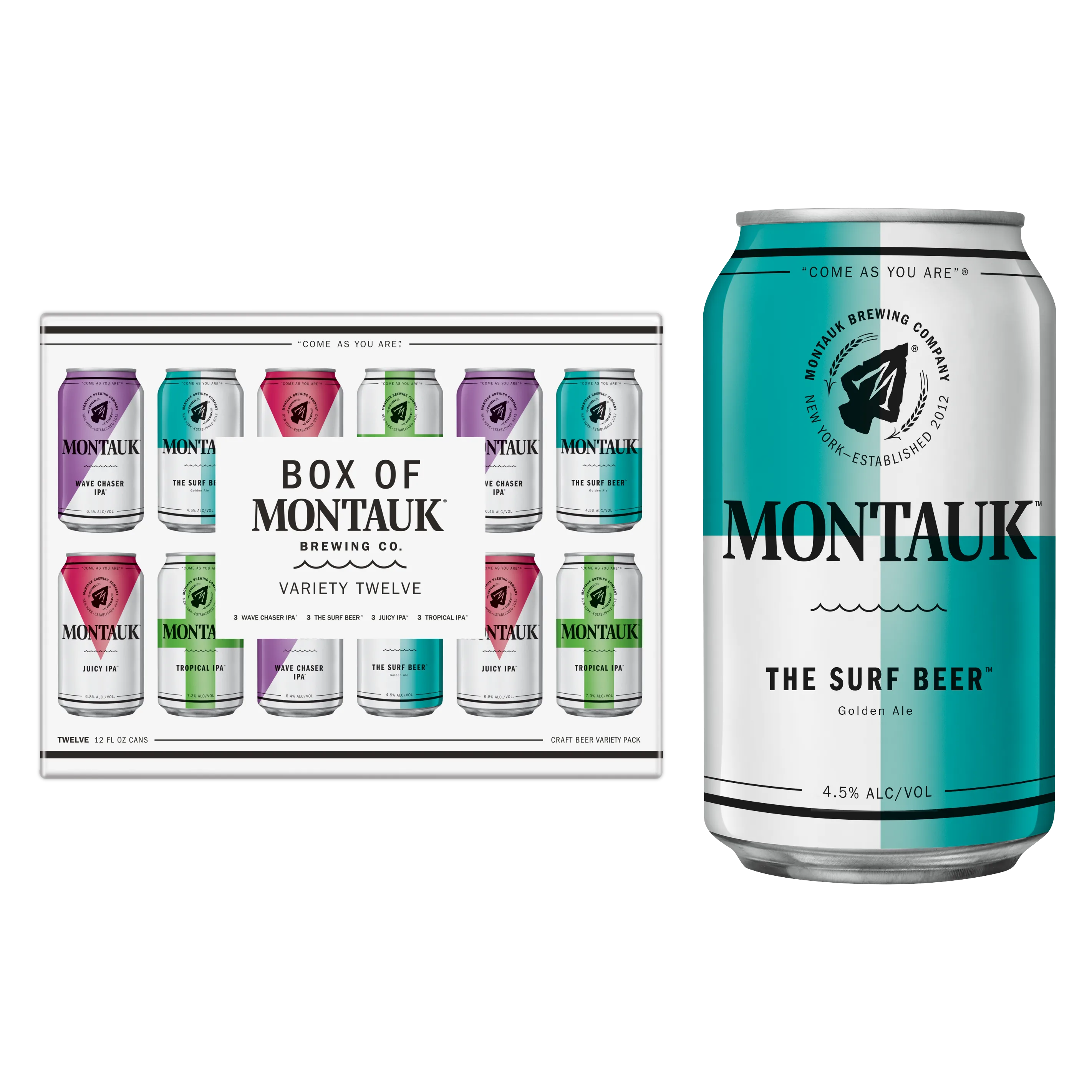 Montauk Box of Montauk Variety 12pk Can 6.4% ABV