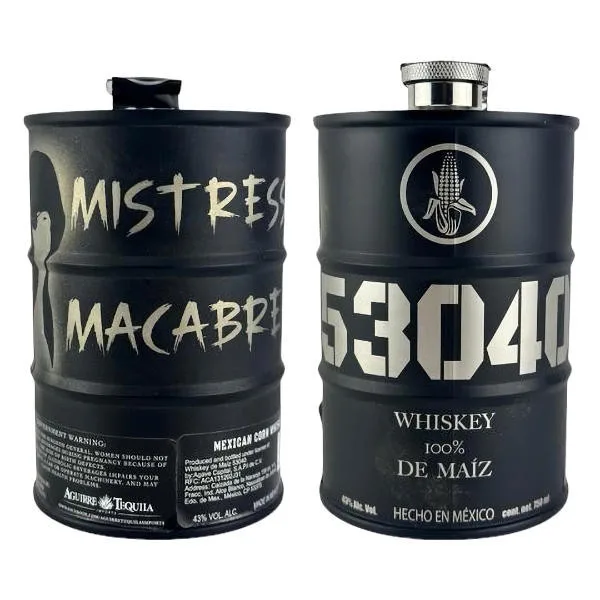 Whiskey De Maiz Mistress Macabre 53040 Mexican Corn Whiskey 750Ml