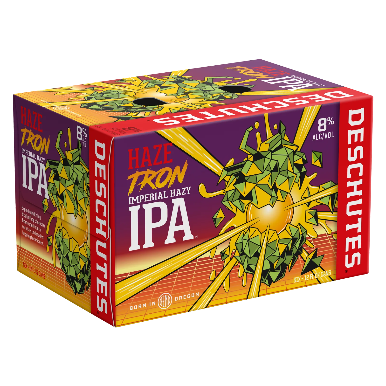 Deschutes Brewery Haze Tron Imperial Hazy IPA 6pk Cans 8% ABV