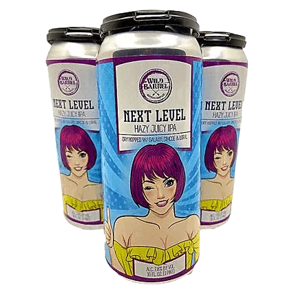 Wild Barrel Brewing Next Level Hazy Juicy IPA 4pk 16oz Can