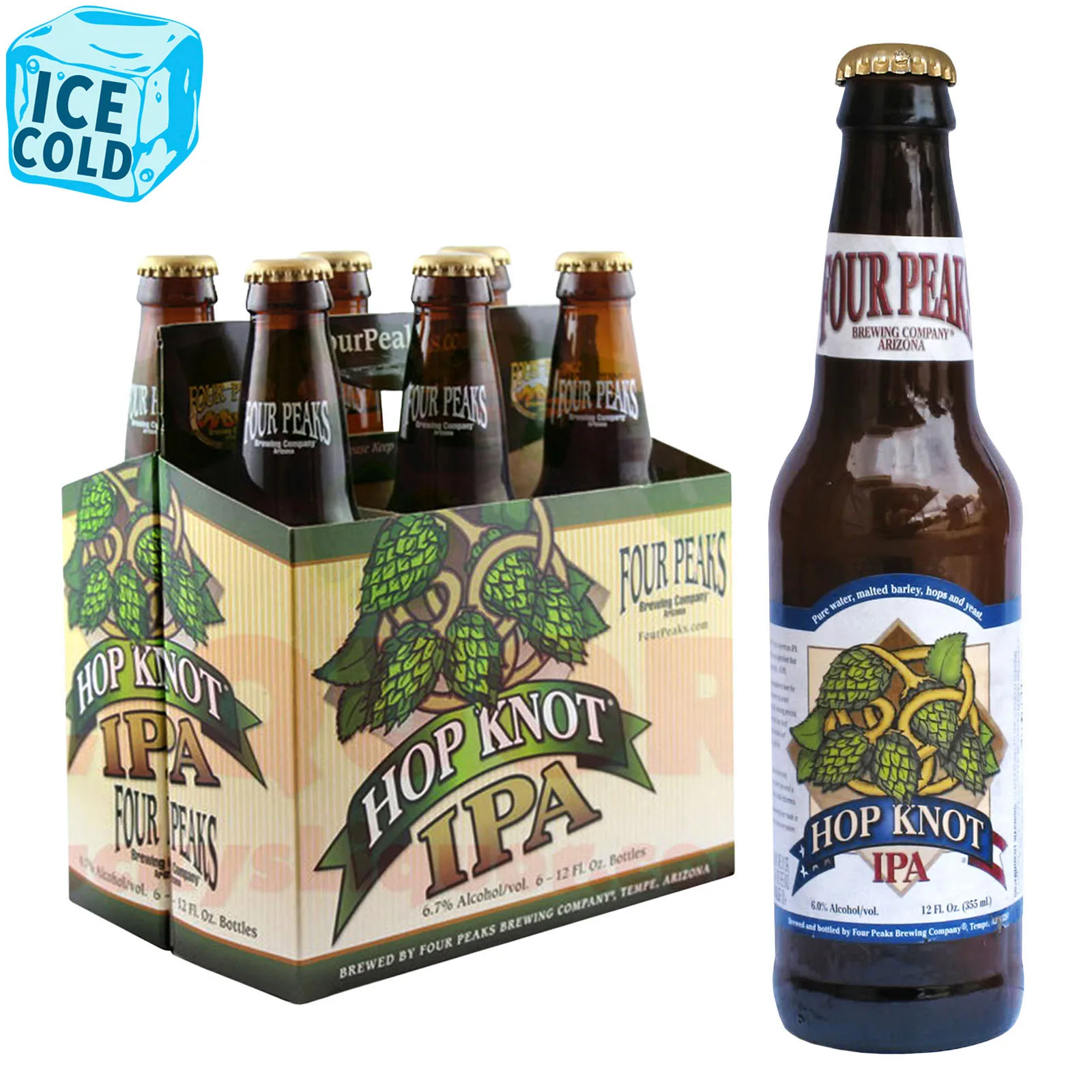 Do Not Use Four Peaks Hop Knot IPA 6 Pack 12 fl oz