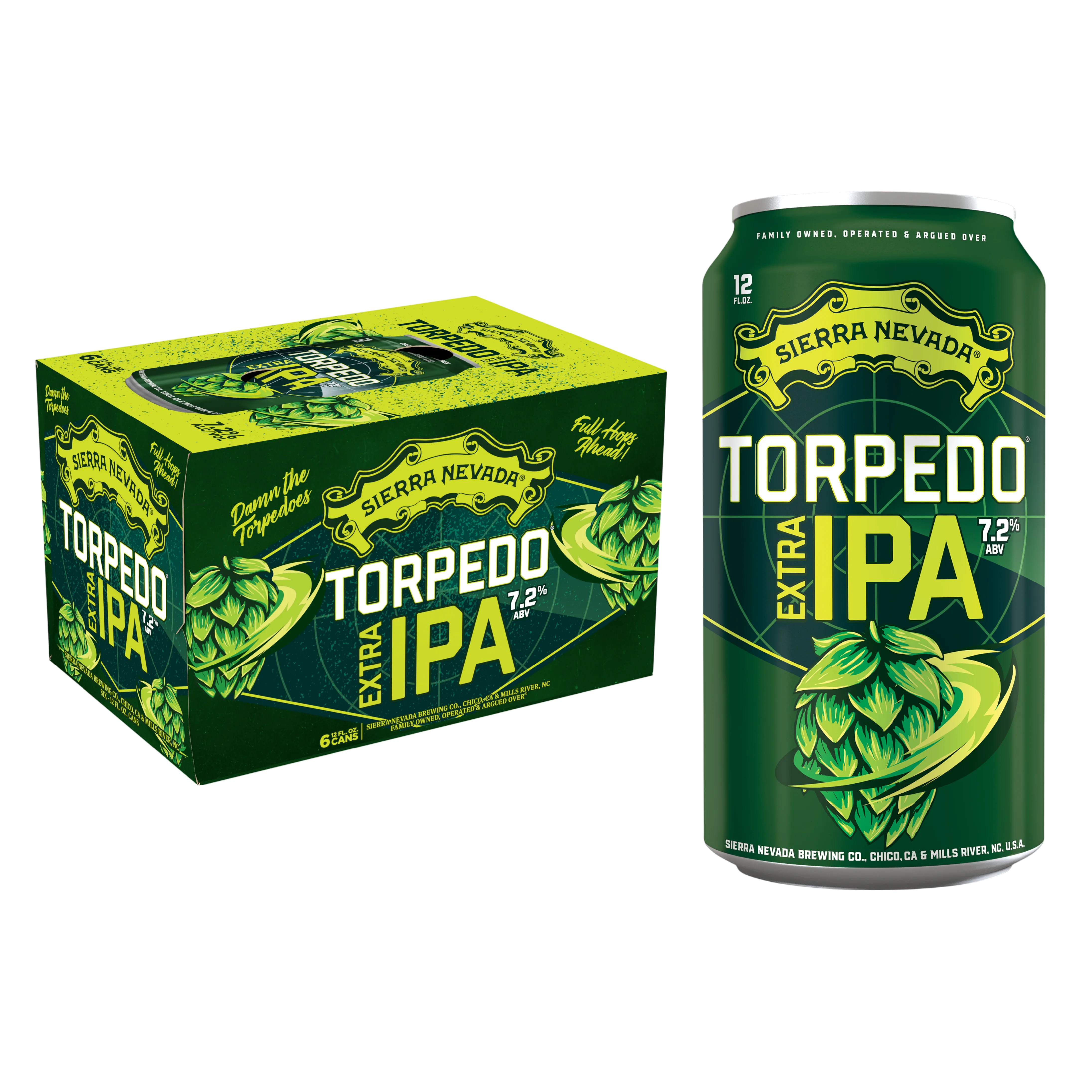 Sierra Nevada Torpedo Extra IPA 6pk Can 7.2% ABV